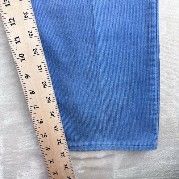 Vintage 70s Levi's Pants Mens 30x33 Blue Corduroy Flare Bootcut Trousers Belgium - Picture 9 of 10